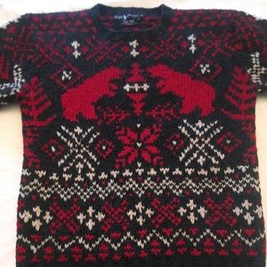 Beautiful vintage holiday Ralph Lauren sweater.